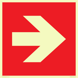 Right arrow (white on red background)